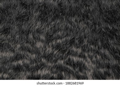 faux texture background, top view of gray fur pattern