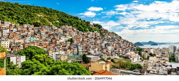 Favela Cantagalo in Rio de Janeiro - Brazil - Powered by Shutterstock