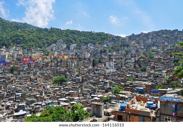 Favela Rocinha Rio De Janeiro Brazil Stock Photo Edit Now