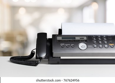 Fax Machine In Office