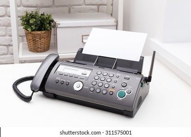 Fax machine, office equipment