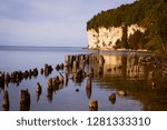 Fayette State Park, upper peninsula, Michigan, old mining settlement