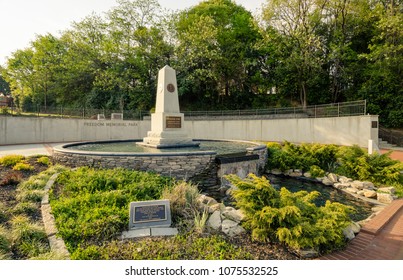 FAYETTEVILLE, NC - March 28, 2012: Freedom Park Dedicated To Cumberland County Armed Forces Veterans In Rememberance Of Their Sacrifice