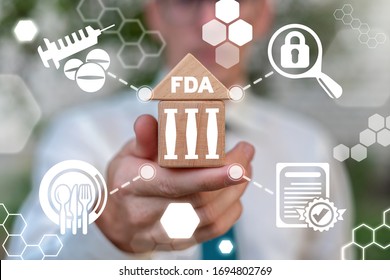 FDA Food and Drugs Administration Department Concept. FDA Governance Agency Quality Control.