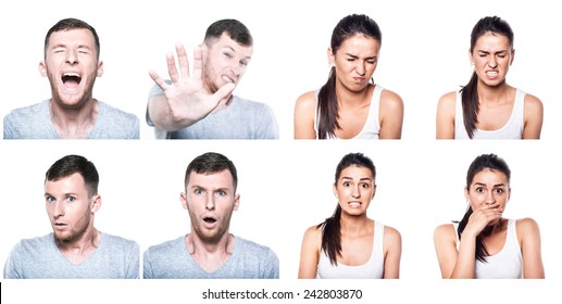 Fear Shock Stress Boy Girl Composite Stock Photo 242803870 | Shutterstock