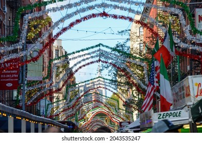 The Feast Of San Gennaro Returned To New York City On September 18, 2021; An Italian-American Festival Takes Place In Little Italy Of New York City To Celebrate Italian Heritage In The City.