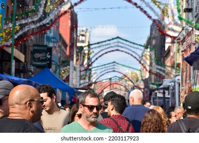 The Feast Of San Gennaro Returned To New York City On September 17, 2022; An Italian-American Festival Takes Place In Little Italy Of New York City To Celebrate Italian Heritage In The City.