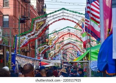 The Feast Of San Gennaro Returned To New York City On September 17, 2022; An Italian-American Festival Takes Place In Little Italy Of New York City To Celebrate Italian Heritage In The City.