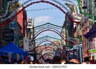 The Feast Of San Gennaro Returned To New York City On September 17, 2022; An Italian-American Festival Takes Place In Little Italy Of New York City To Celebrate Italian Heritage In The City.