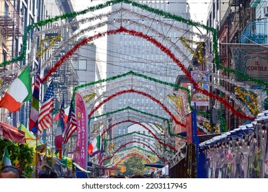 The Feast Of San Gennaro Returned To New York City On September 17, 2022; An Italian-American Festival Takes Place In Little Italy Of New York City To Celebrate Italian Heritage In The City.