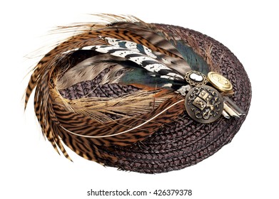 feather beret