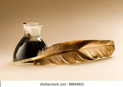 Feather and ink bottle Stock Photos, Images & Photography | Shutterstock