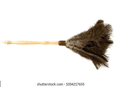Feather duster isolated on white