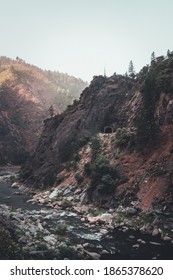 Feather River Canyon In Northern California.