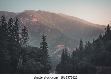 Feather River Canyon In Northern California.