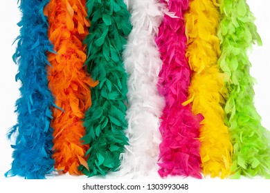 feather scarf, costume fluffy feather - Shutterstock ID 1303993048