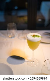 Featherweight Cocktail Made By Rum And Yuzu Orange