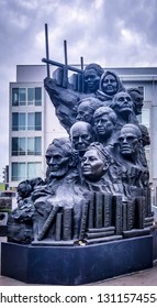 February, 12 2019. Oakland, CA. Famous People Statue In Outdoor Next To Fox Theatre. 