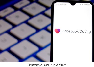February 15, 2020, Brazil. In this photo illustration the Facebook Dating logo app is seen displayed on a smartphone.
