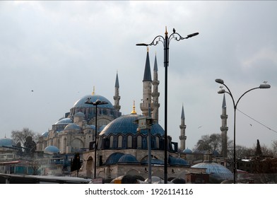 February 15, 2021 Suleymaniye Mosque And Rüstem Pasha Mosque, One Of The Most Beautiful Mosques In Istanbul