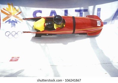 FEBRUARY 2005 - Bobsled Exhibit At 2002 Winter Olympics, Salt Lake City, UT