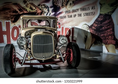 February 2019, Historic Cars In The Louwman Museum In The Hague, Netherlands.