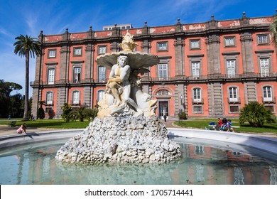 FEBRUARY 29, 2020 - NAPLES, ITALY - The Royal Palace of Capodimonte is a grand Bourbon Palace in Naples, Italy