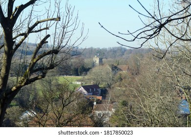 February Landscape Of The South Downs, Hampshire 