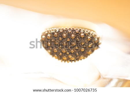 fede sarda or typical wedding ring used in sardinia in the wedding