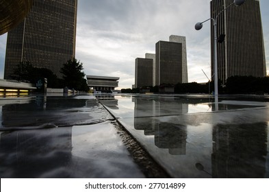 Federal Building Reflections In Albany, NY.