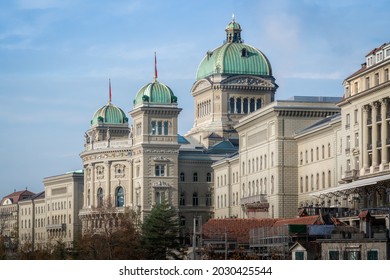 Federal Palace Of Switzerland (Bundeshaus) - Switzerland Government Building House Of The Federal Assembly And Federal Council - Bern, Switzerland