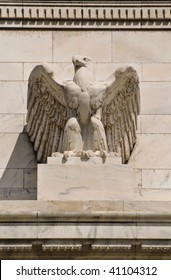 Federal Reserve Building Eagle In Washington DC