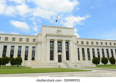 Federal Reserve Building is the headquarter of the Federal Reserve System and 12 Federal Reserve Banks, Washington DC, USA.