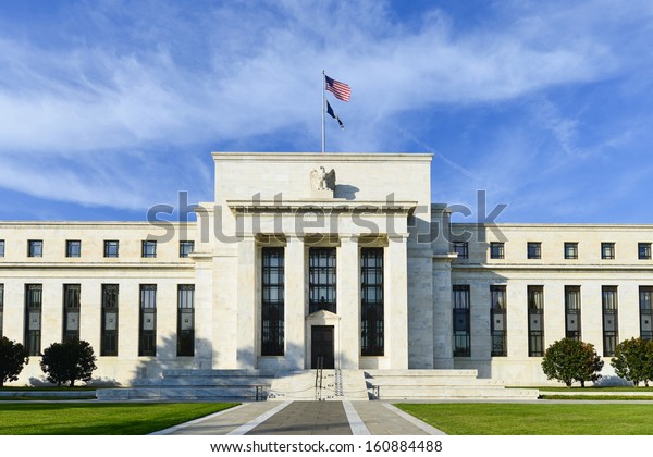 Federal\
Reserve Building in Washington DC, United\
States