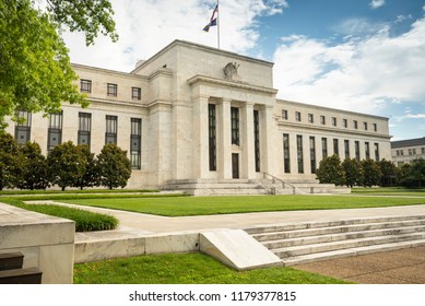 Federal Reserve Financial Policy Building In Washington DC USA