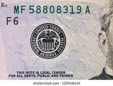 Federal Reserve System Seal On Us Stock Photo (Edit Now) 1259146141