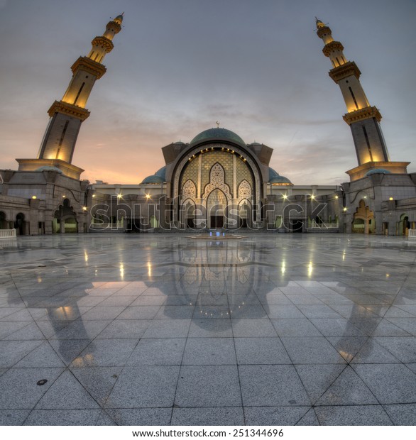 Federal Territory Mosque Kuala Lumpur Malaysia Stock Photo Edit Now 251344696