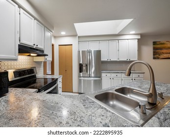 Federal Way, WA, USA - Nov. 4, 2022: Modern Residential Kitchen Interior