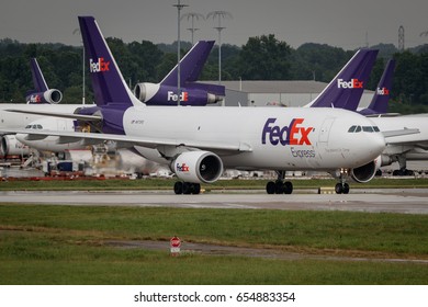 FedEx Express Planes Are Seen At Their SuperHub At The Memphis International Airport In Memphis Tennessee, June 4, 2017.