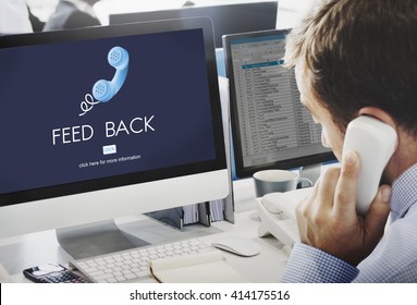 Feed Back Answer Communication Reply Report Concept