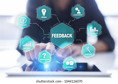 Feedback Business Communication Concept Service Customer Stock Photo ...