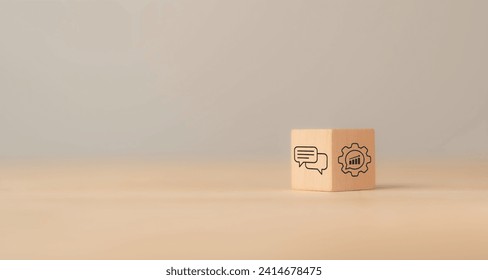 Feedback and coaching, performance management concept. Providing constructive criticism and guidance to employees, helping improve skills, 
productive and engaged workforce, improving job performance 