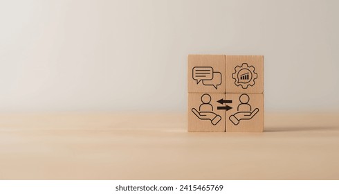 Feedback and coaching, performance management concept. Providing constructive criticism and guidance to employees, helping improve skills, 
productive and engaged workforce, improving job performance  - Powered by Shutterstock