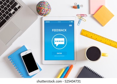 FEEDBACK CONCEPT ON SCREEN