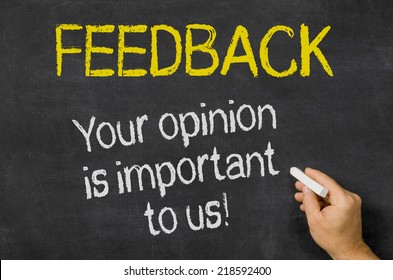 Feedback - Your opinion is important to us - Powered by Shutterstock