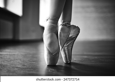 Feet Of Dancing Ballerina
