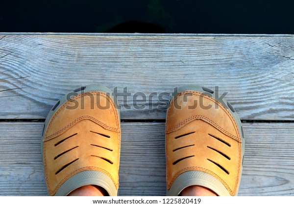 wooden crocs