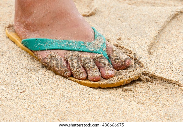 Feet Relax On Beach Stock Photo 430666675 | Shutterstock