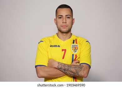 Felipe Mancha, Player Of The Romanian National Football Team, Photo Session Made In The Studio In Timisoara, Romania On 26 01 2021 By Cristi Dangeorge 