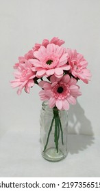 Felt Flower Gerbera in soft Pink